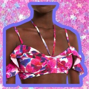 ISABEL MARANT bikini Crop Tank Top sz 6 NWOT swim Barbie Festival Skyros Bra